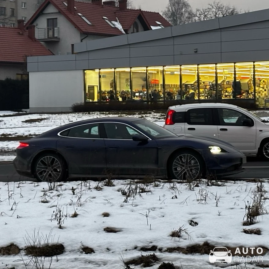 Porsche Taycan spotted in Kraków, Polska