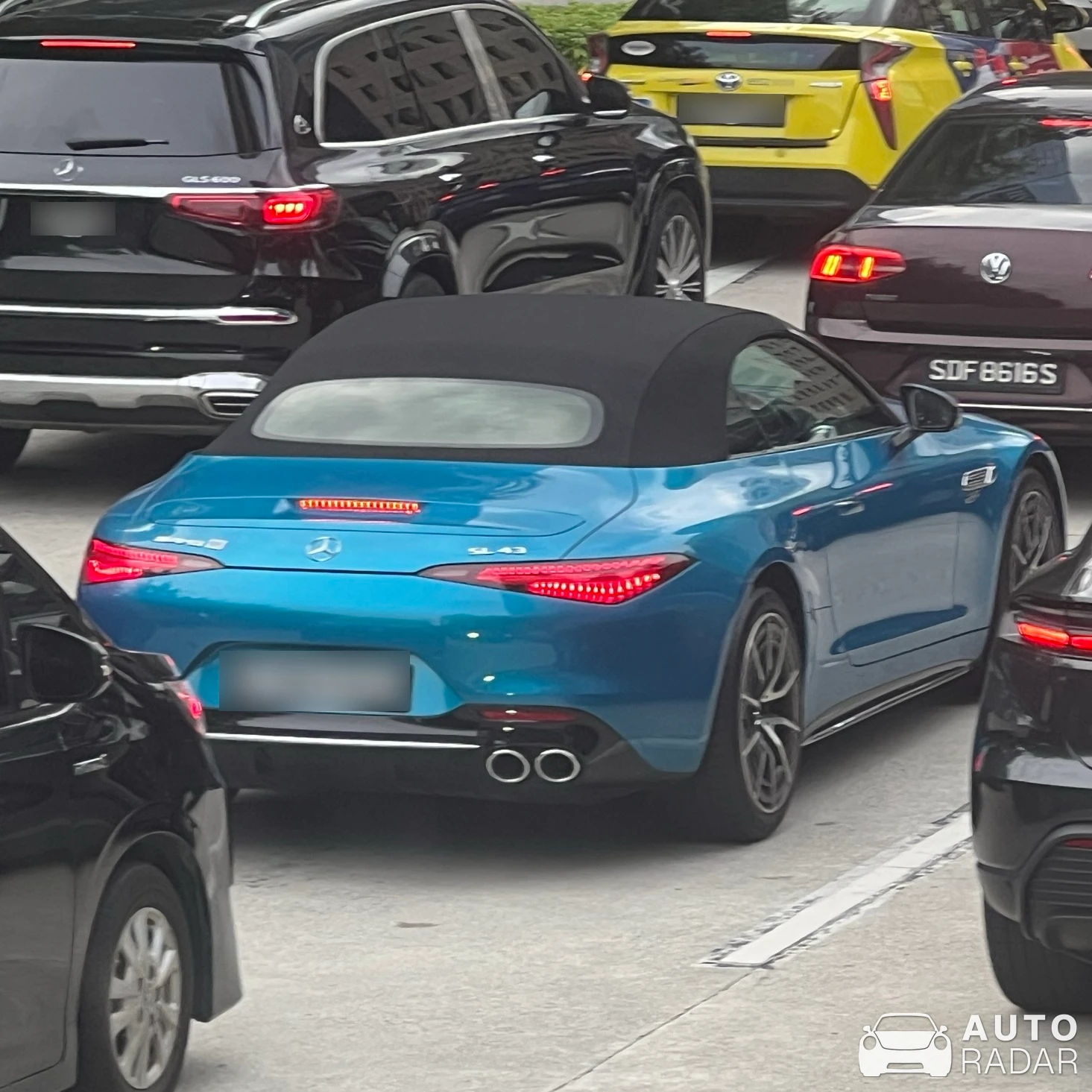 Mercedes-AMG SL 43 R232 spotted in Singapore, Singapore