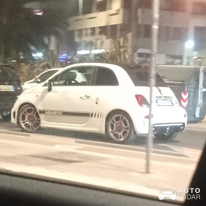 Abarth 695 Biposto spotted in Bari, Italy