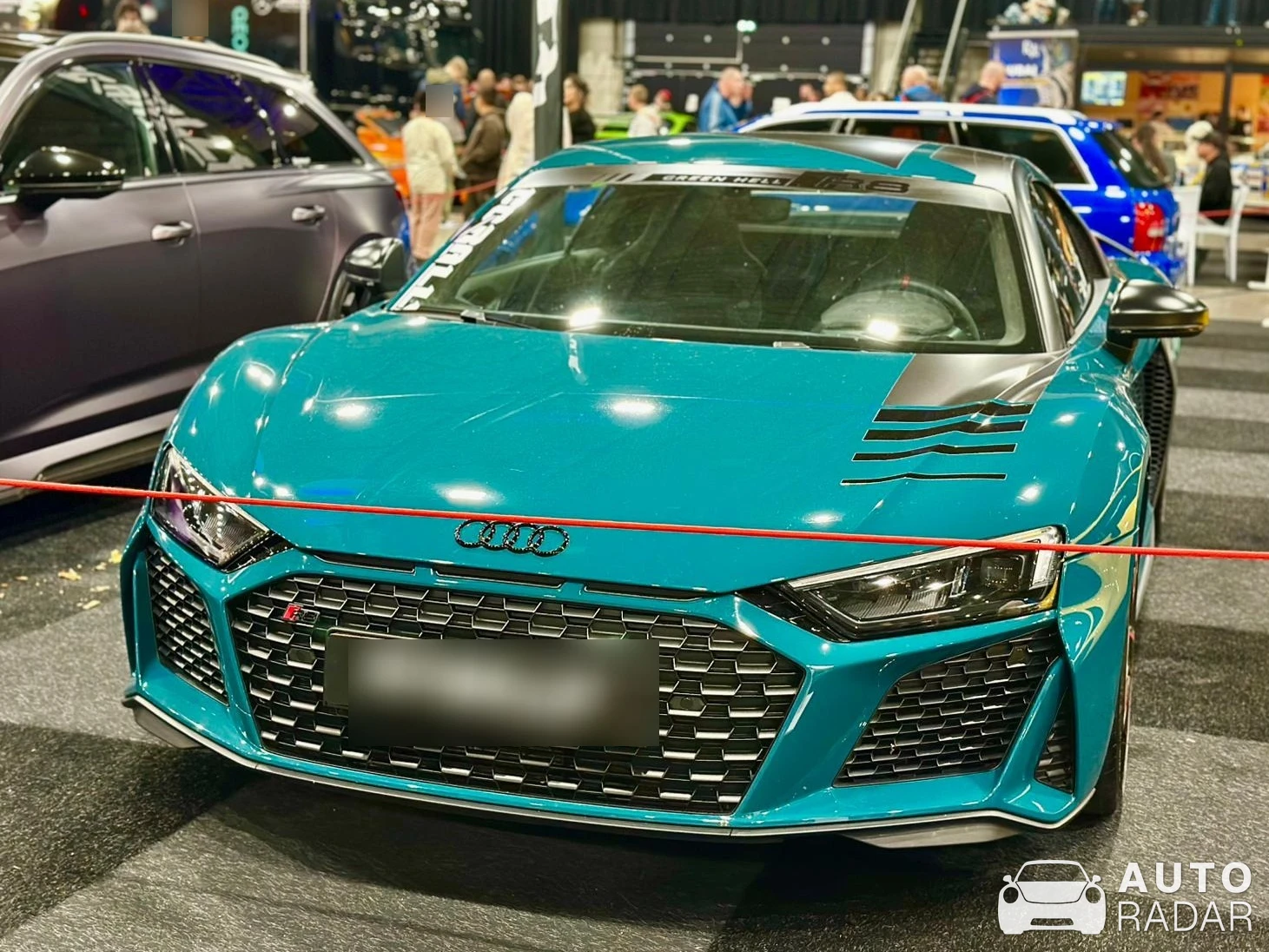 Audi R8 V10 Performance 2019 Green Hell Edition spotted in Rotterdam