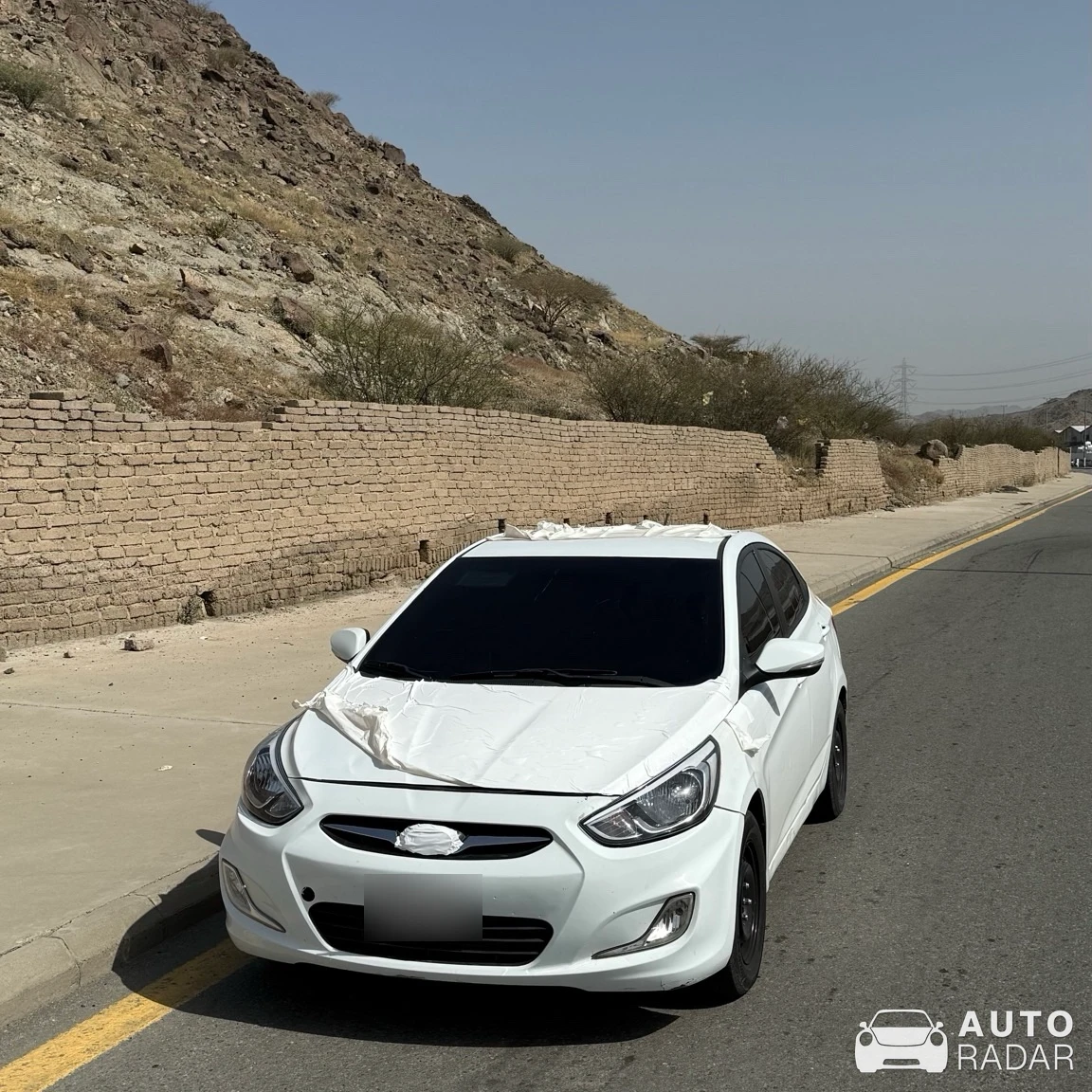 Hyundai Accent spotted in مكة