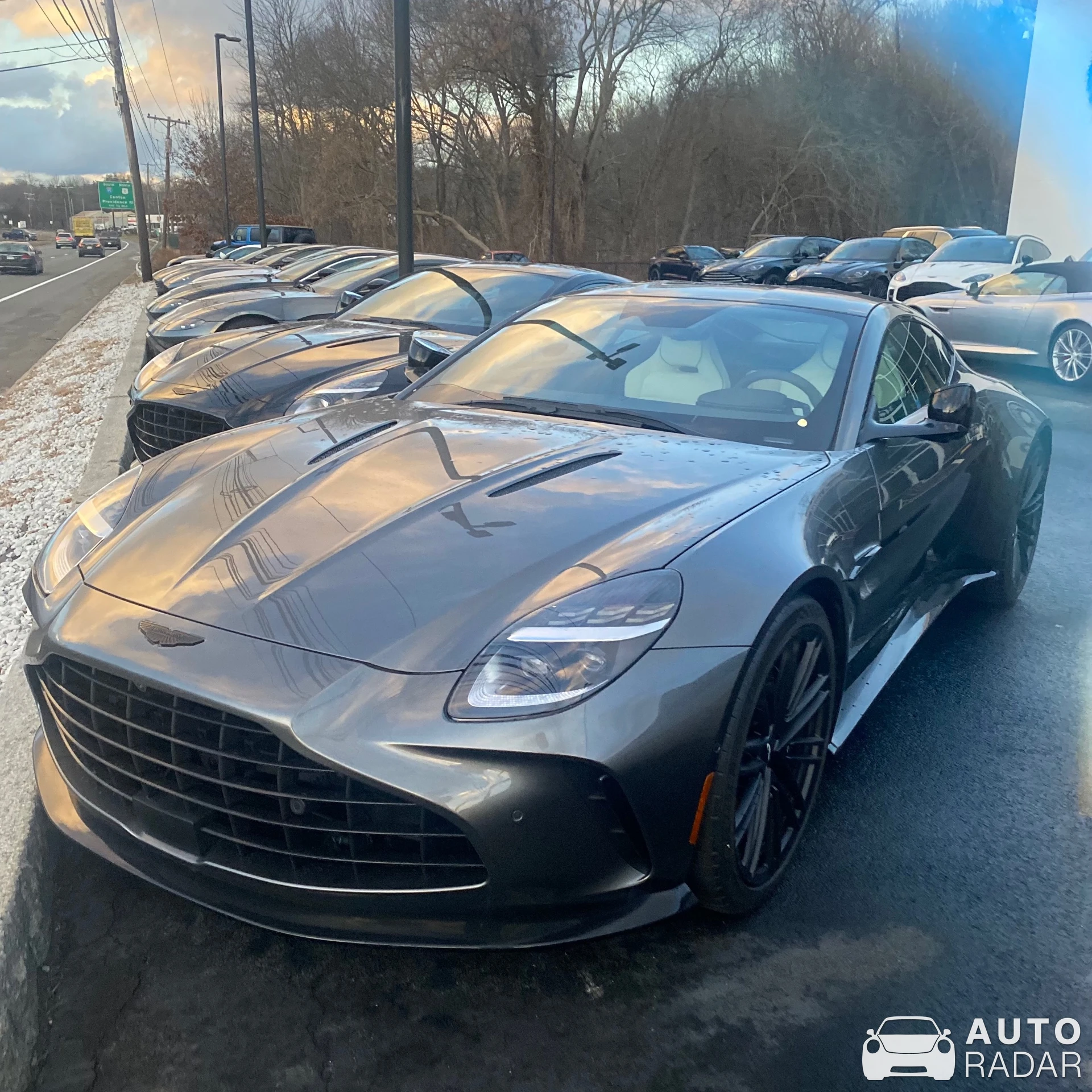 Aston Martin V8 Vantage spotted in Norwood, United States