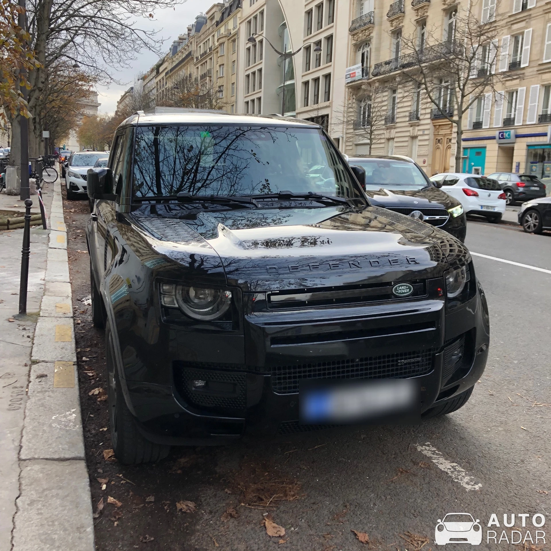 Land Rover Defender spotted in Paris, France