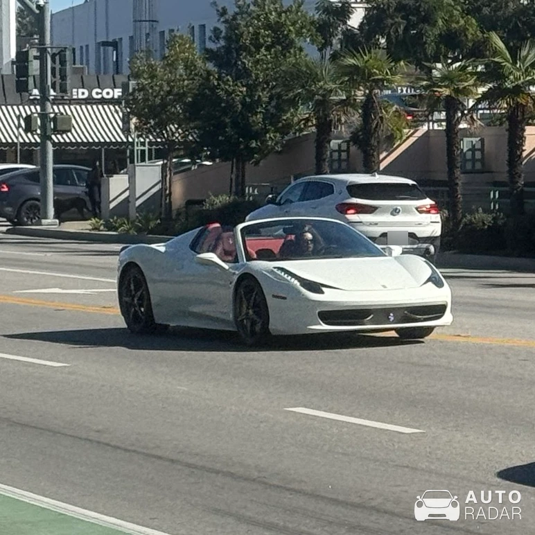 Ferrari 458 Spider spotted in Beverly Hills, United States