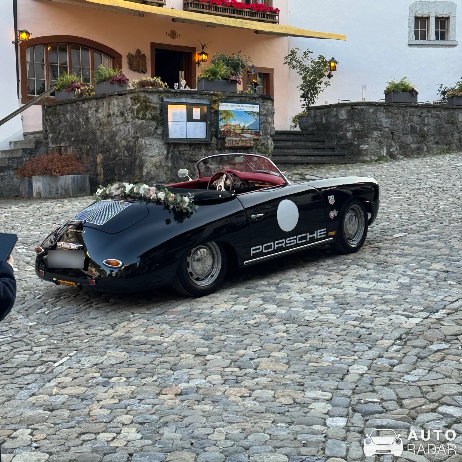 Porsche 356 Speedster spotted in Gruyères, Suisse