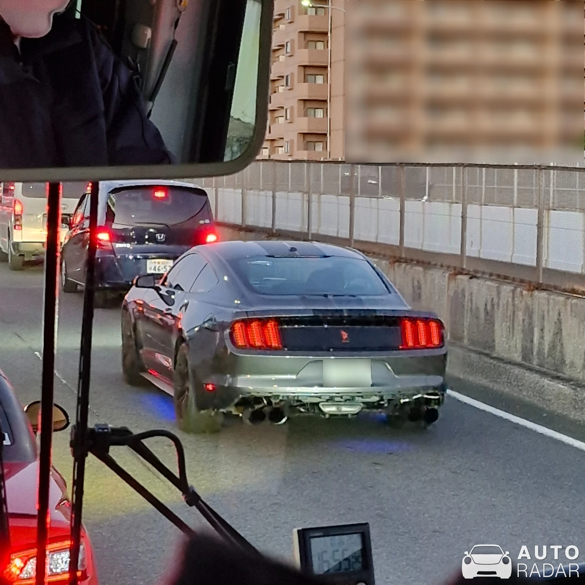 Ford Mustang GT spotted in Koto City, Japan