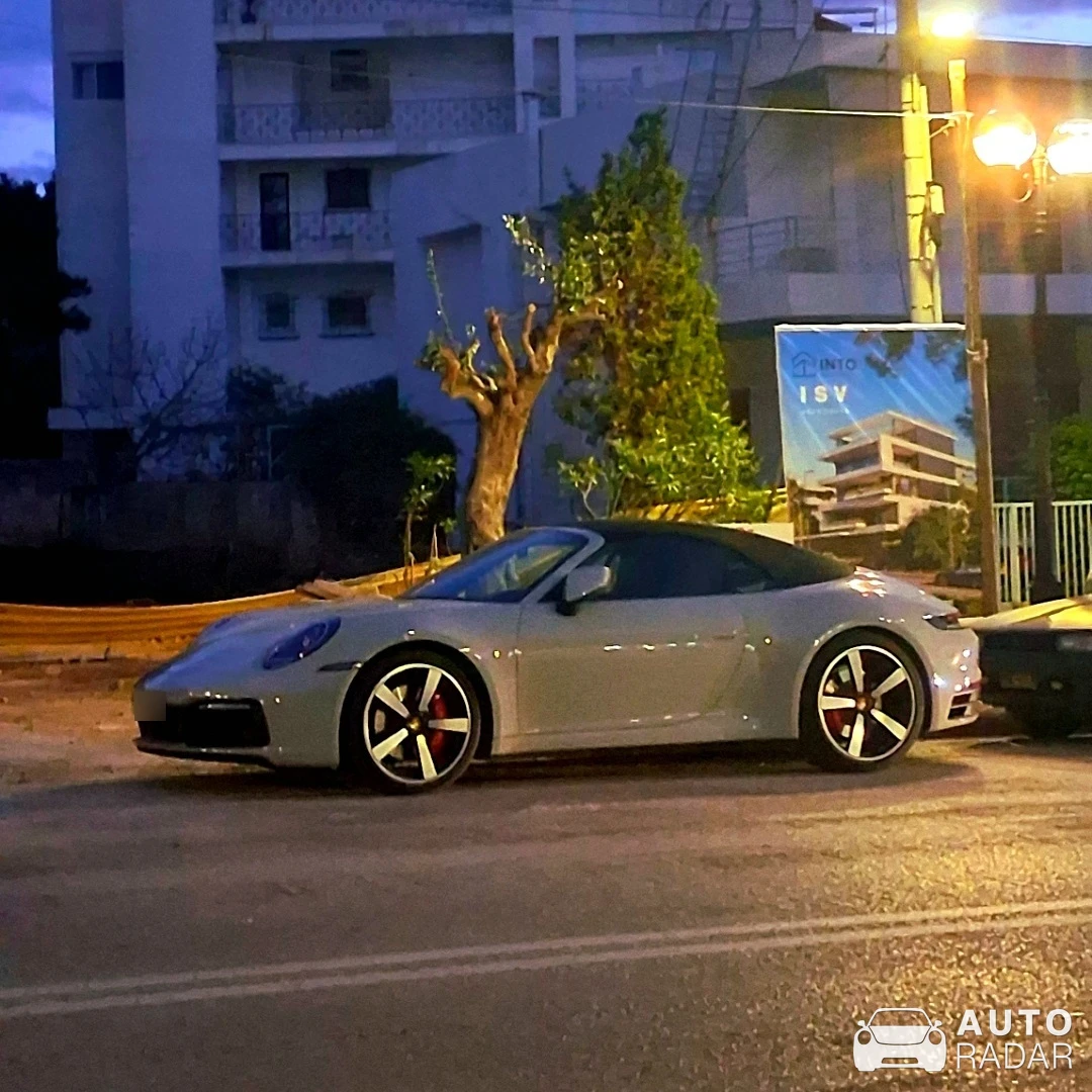 Porsche 992 Carrera S Cabriolet MkI spotted in Voula, Greece