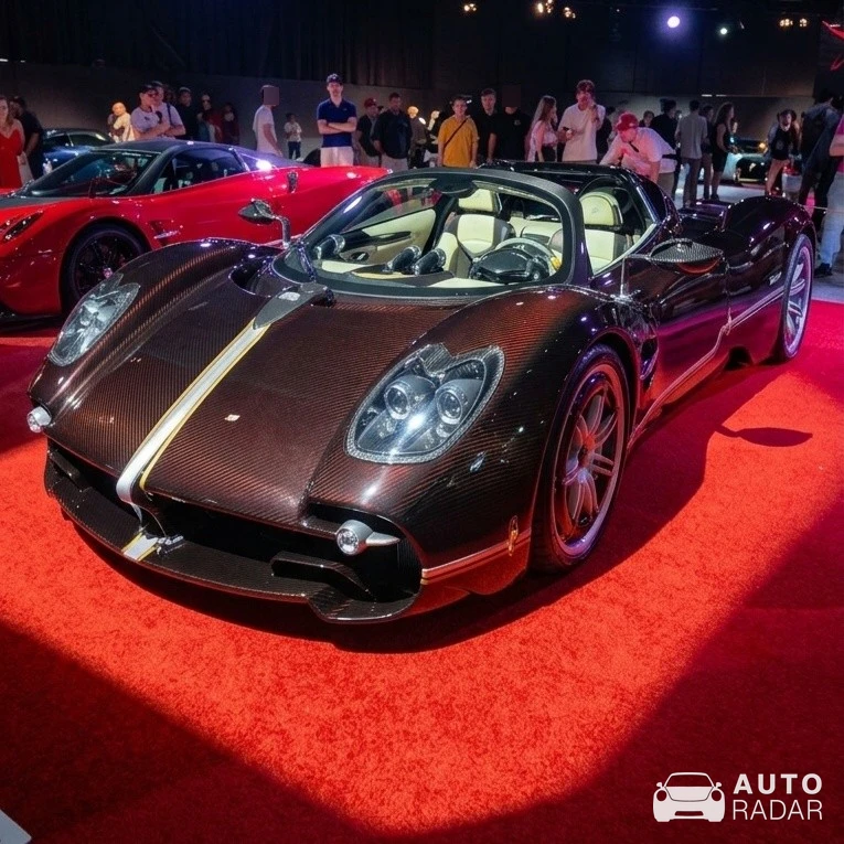 Pagani Utopia Roadster spotted in Praha