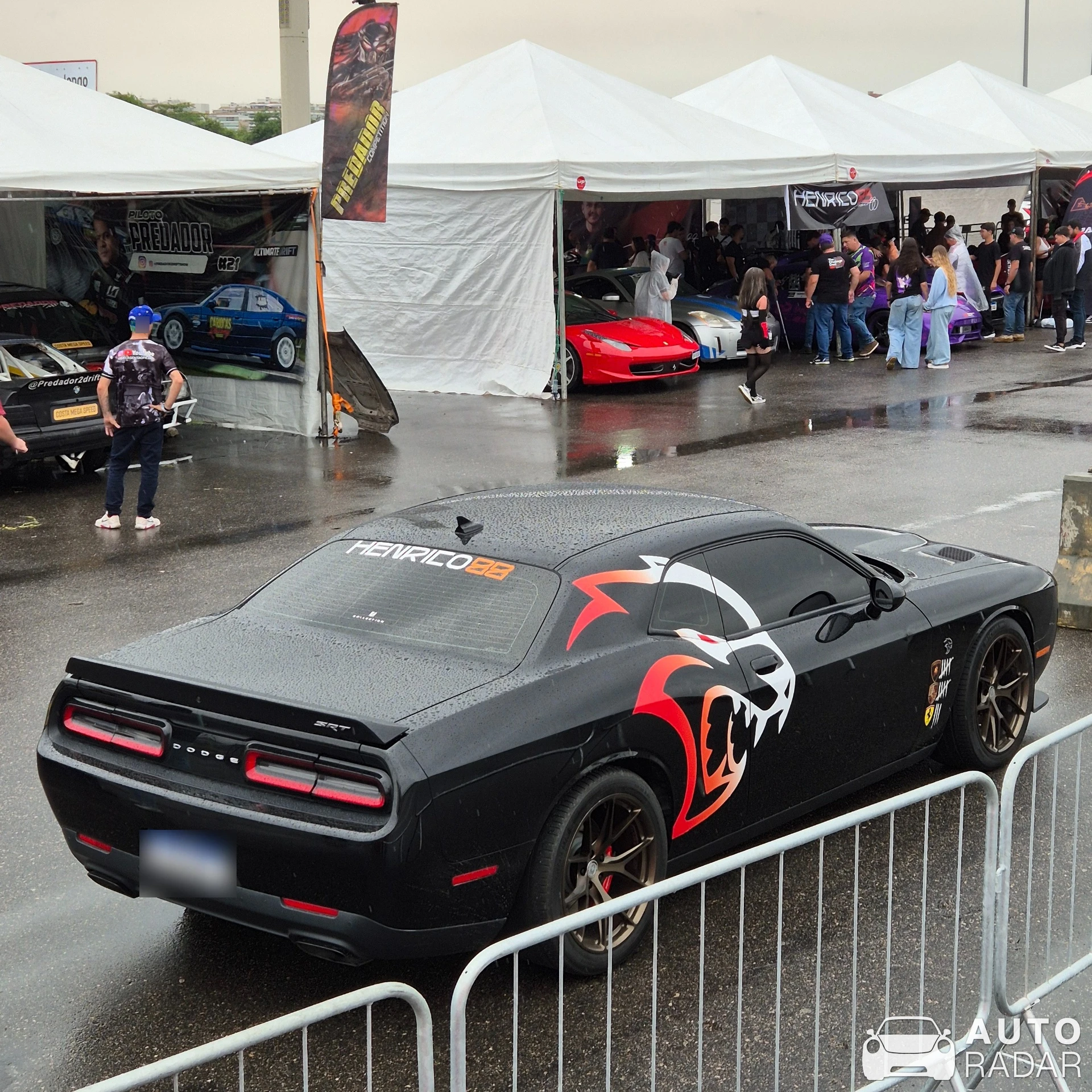 Dodge Challenger SRT Hellcat spotted in Barra da Tijuca, Brazil
