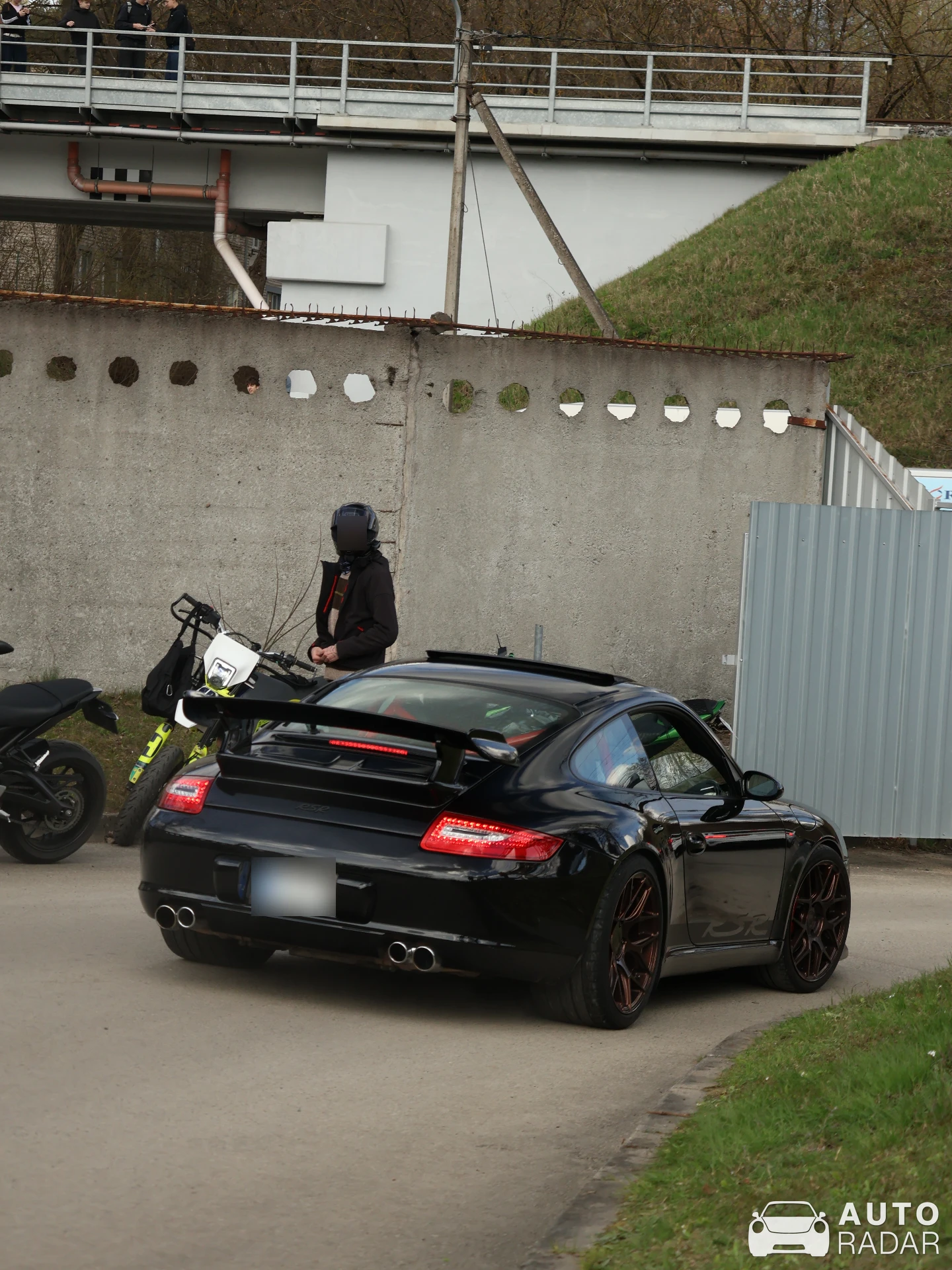 Porsche 997 GT3 RSR spotted in Vilnius