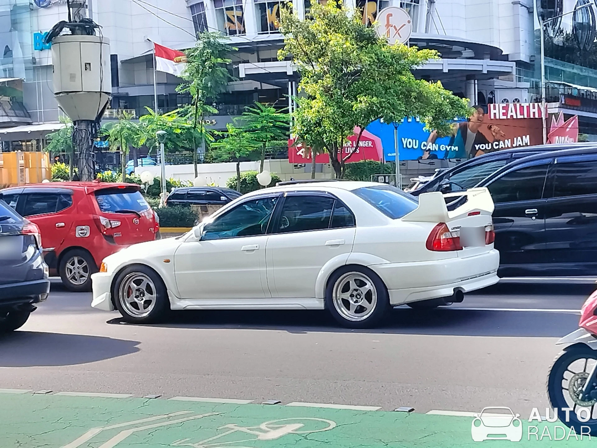 Mitsubishi Lancer Evolution VI spotted in South Jakarta City, Indonesia