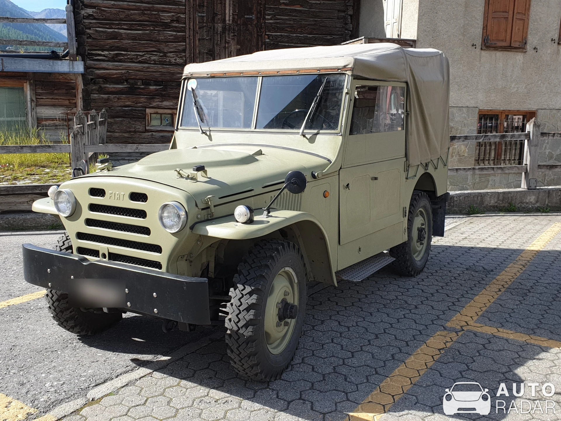 Fiat Campagnola spotted in Livigno