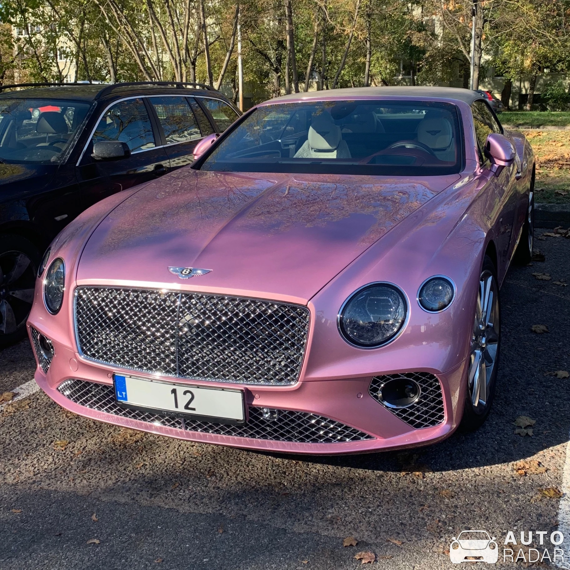 Bentley Continental GTC spotted in Vilnius, Lithuania
