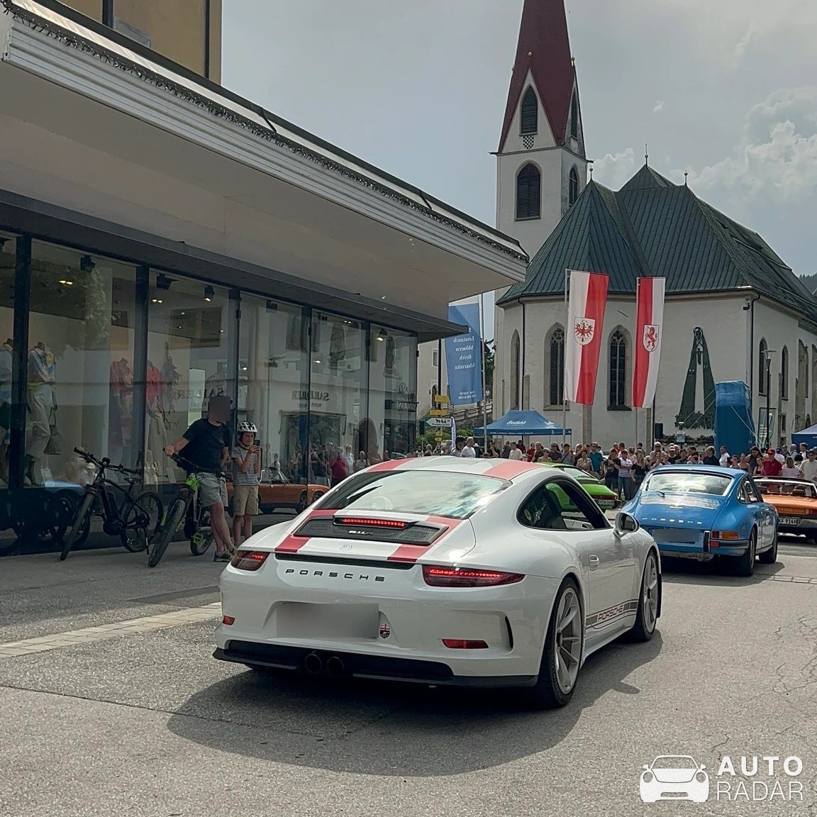 Porsche 911 R Tribute spotted in Seefeld in Tirol