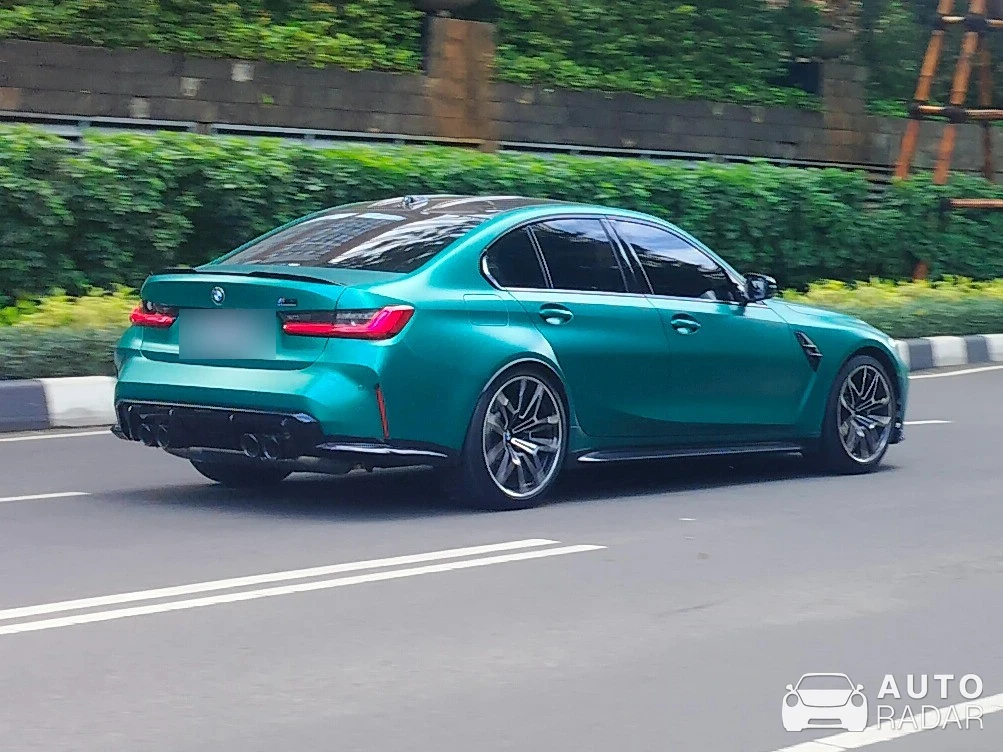 BMW M3 G80 Sedan Competition spotted in South Jakarta City, Indonesia