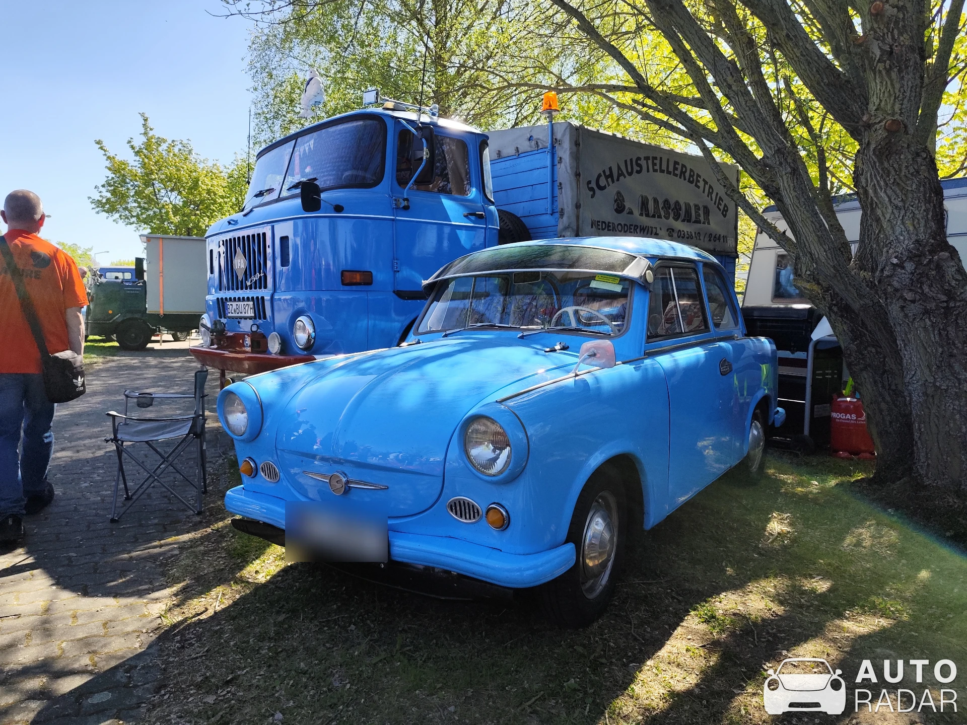 Trabant 500 spotted in Hartmannsdorf