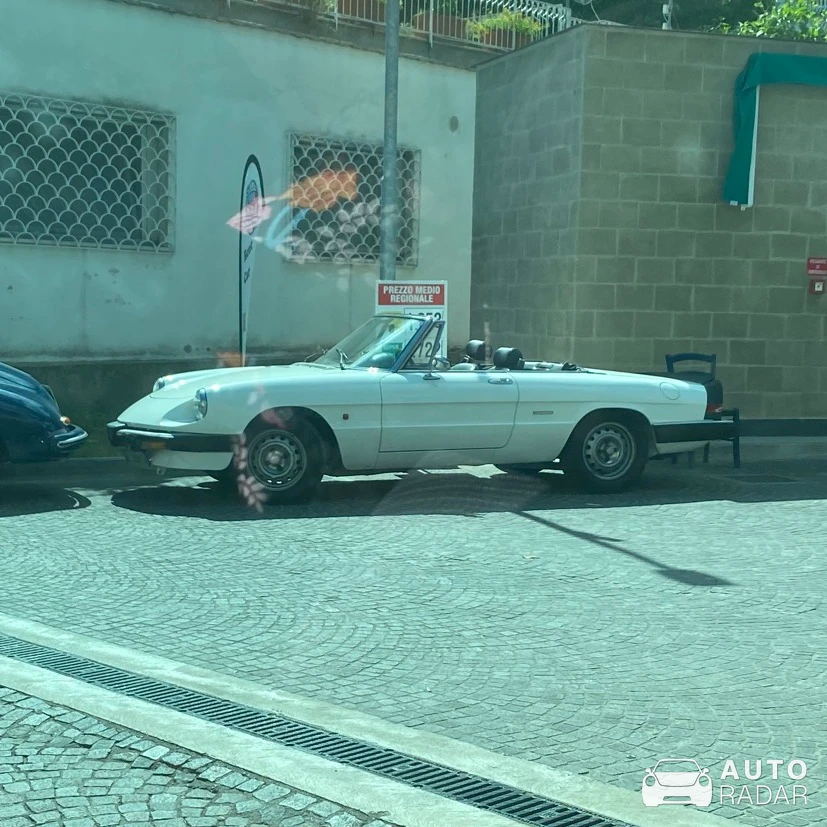Alfa Romeo Spider S3 spotted in Sant'Agnello