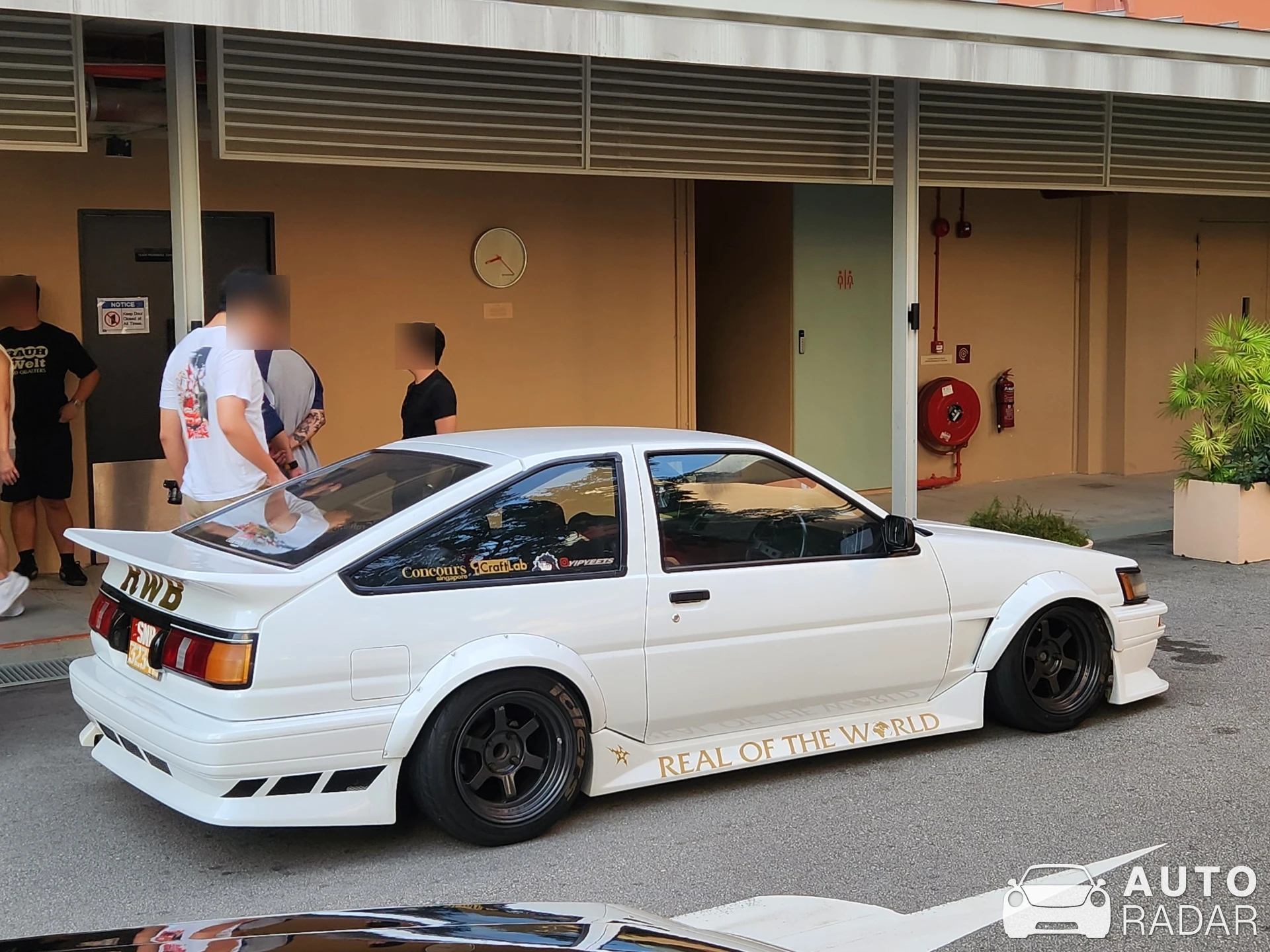 Toyota AE86 RWB spotted in Singapore