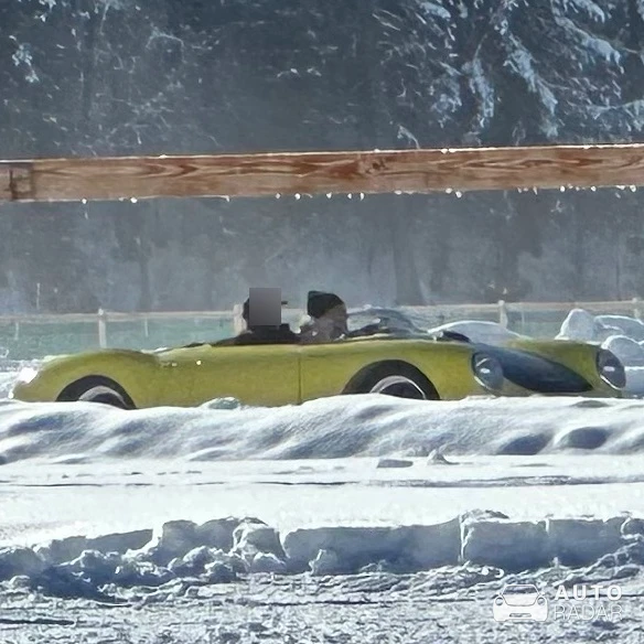 Porsche 550 Spyder spotted in Sankt Moritz, Schweiz