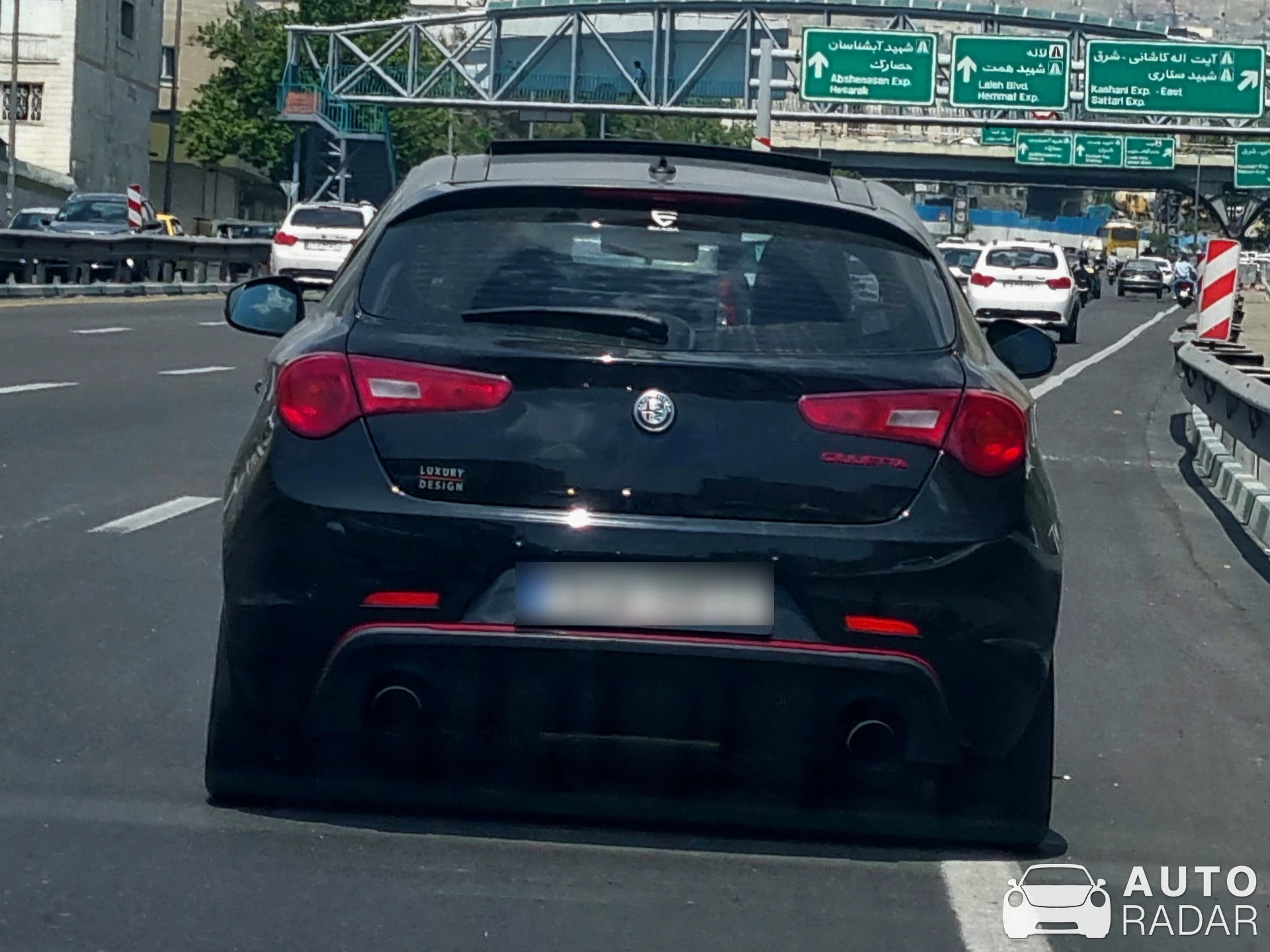 Alfa Romeo Giulietta Quadrifoglio spotted in Tehran