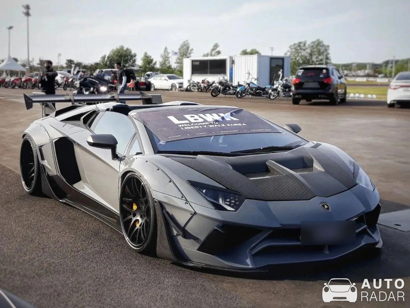 Lamborghini Aventador LP700-4 Liberty Walk LB Performance Wide Body spotted in Incheon