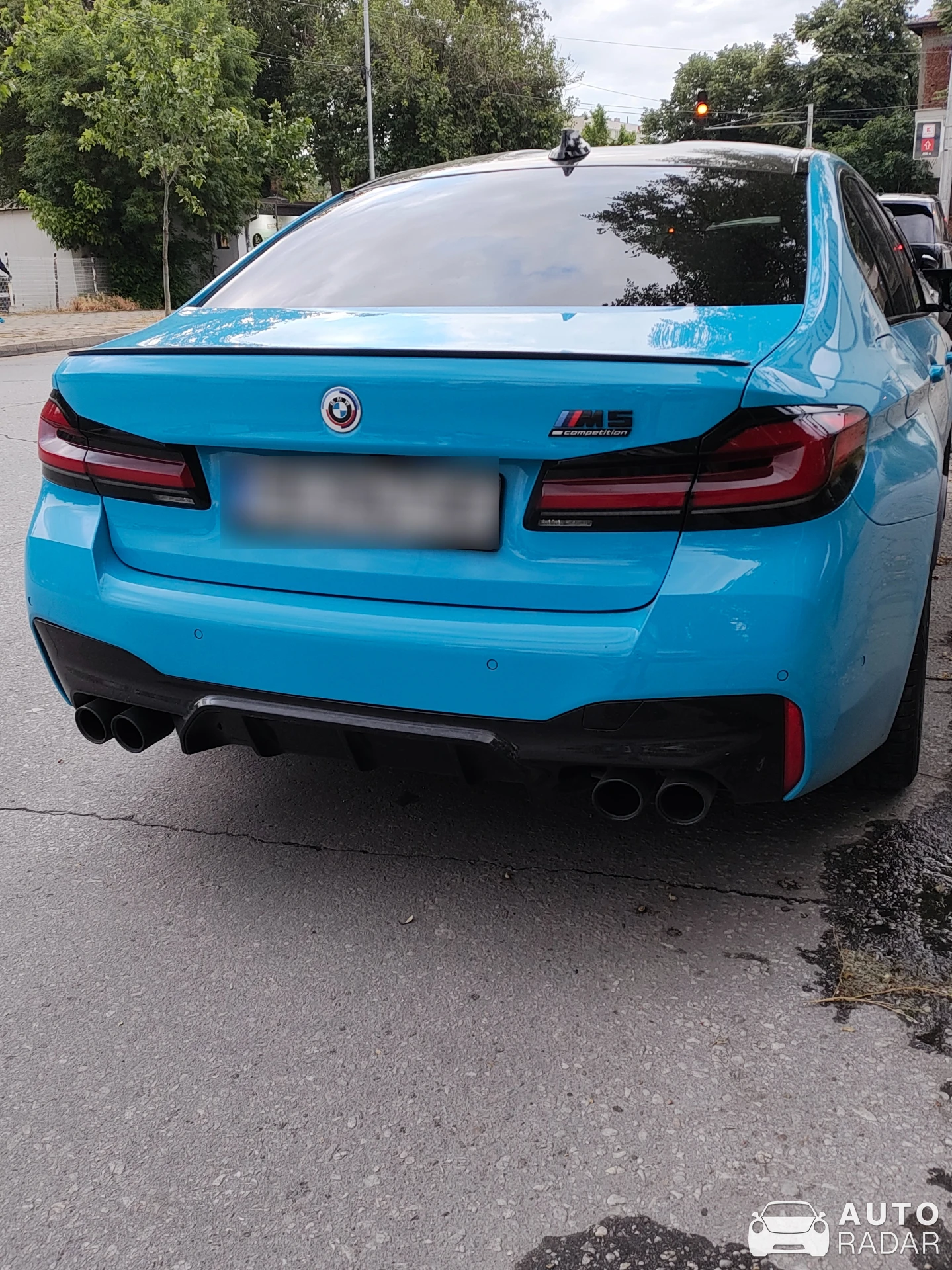 BMW M5 F90 Competition spotted in Plovdiv
