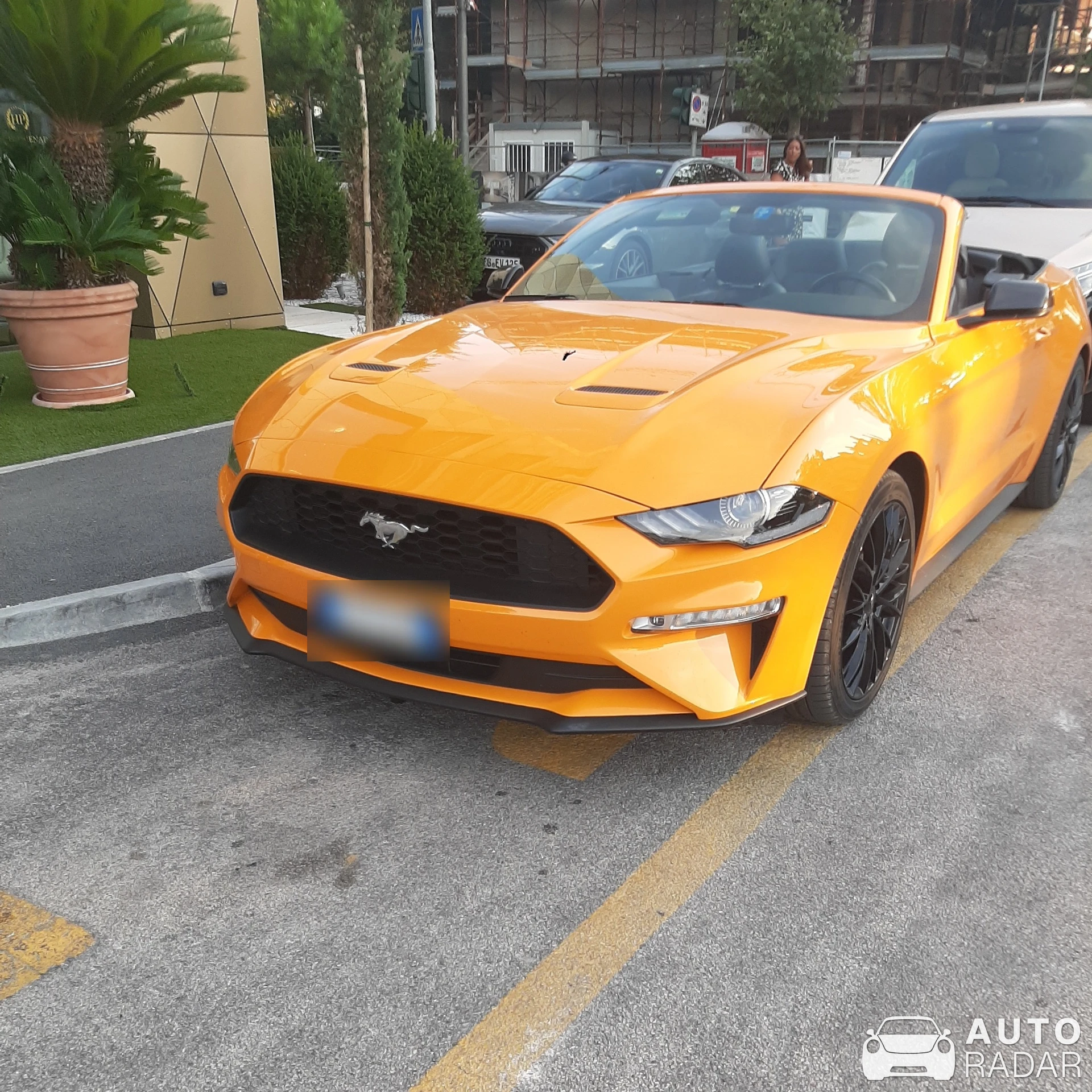Ford Mustang GT Convertible spotted in Riccione, Italy