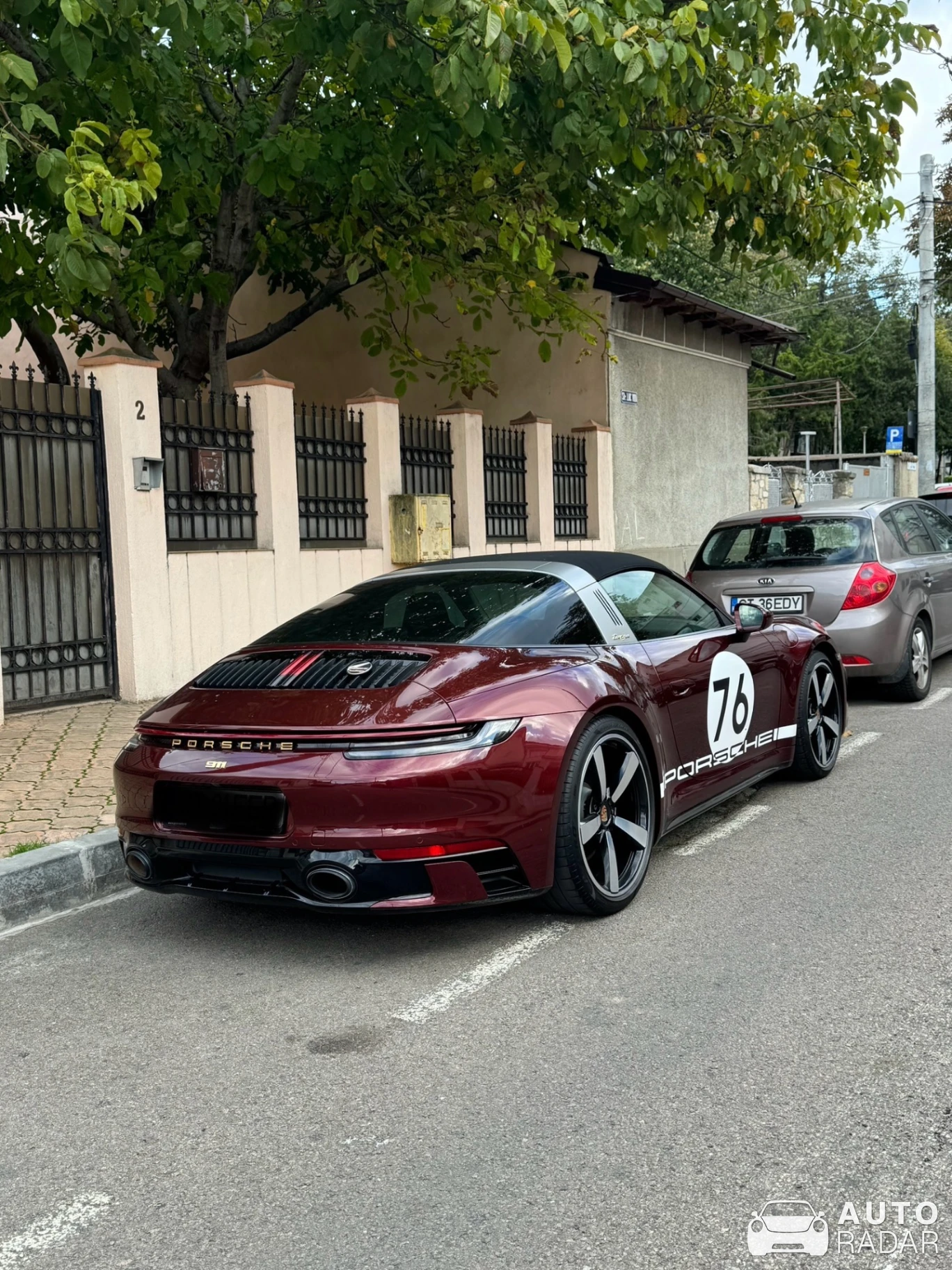 Porsche 992 Targa 4S Heritage Design Edition spotted in Constanța, Romania