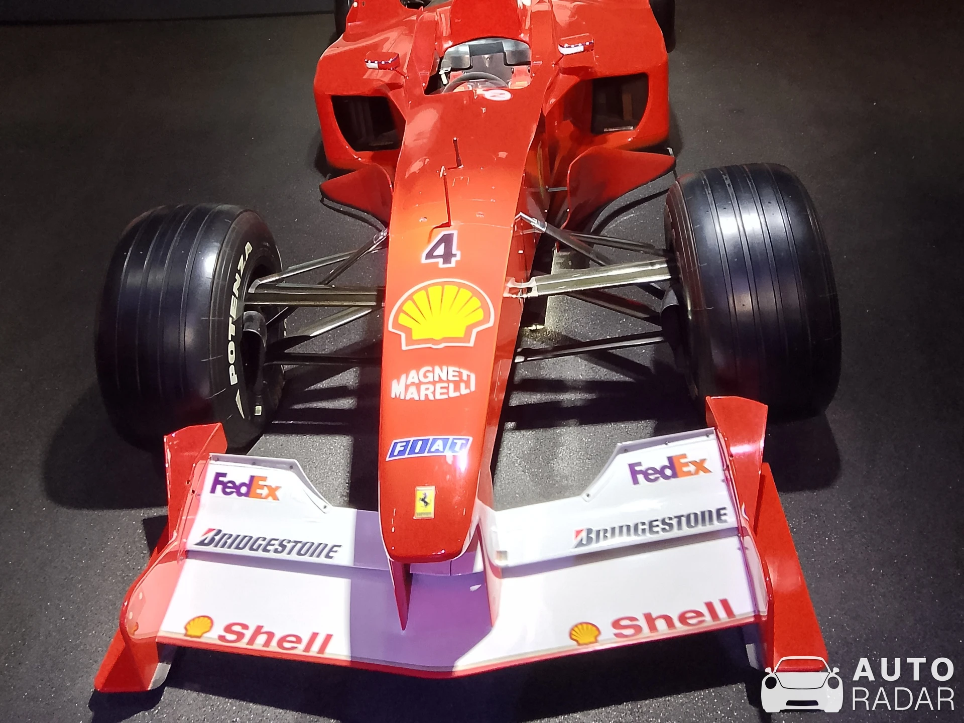 Ferrari F2002 spotted in Faenza