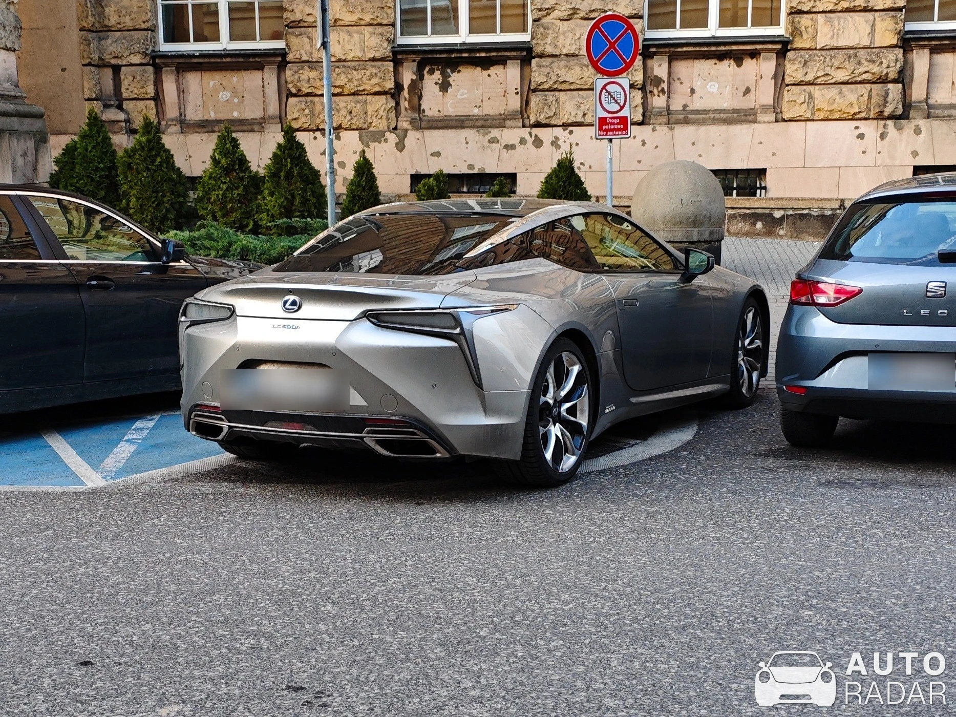 Lexus LC 500h spotted in Warszawa, Polska