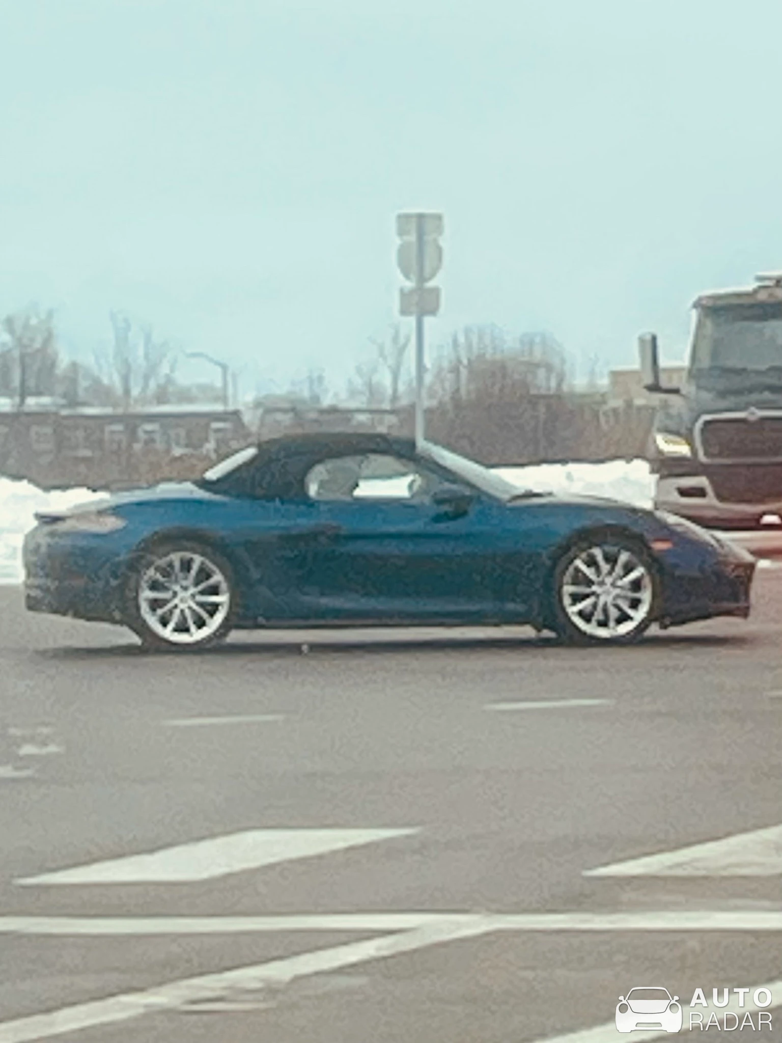 Porsche 718 Boxster spotted in Four Bridges, United States