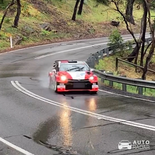 Toyota Yaris WRC spotted in Urrbrae