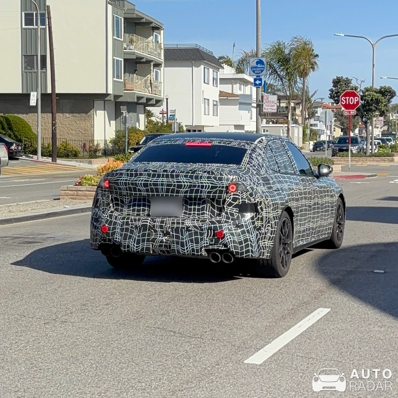 BMW 3 Series G50 Mule spotted in Hermosa Beach