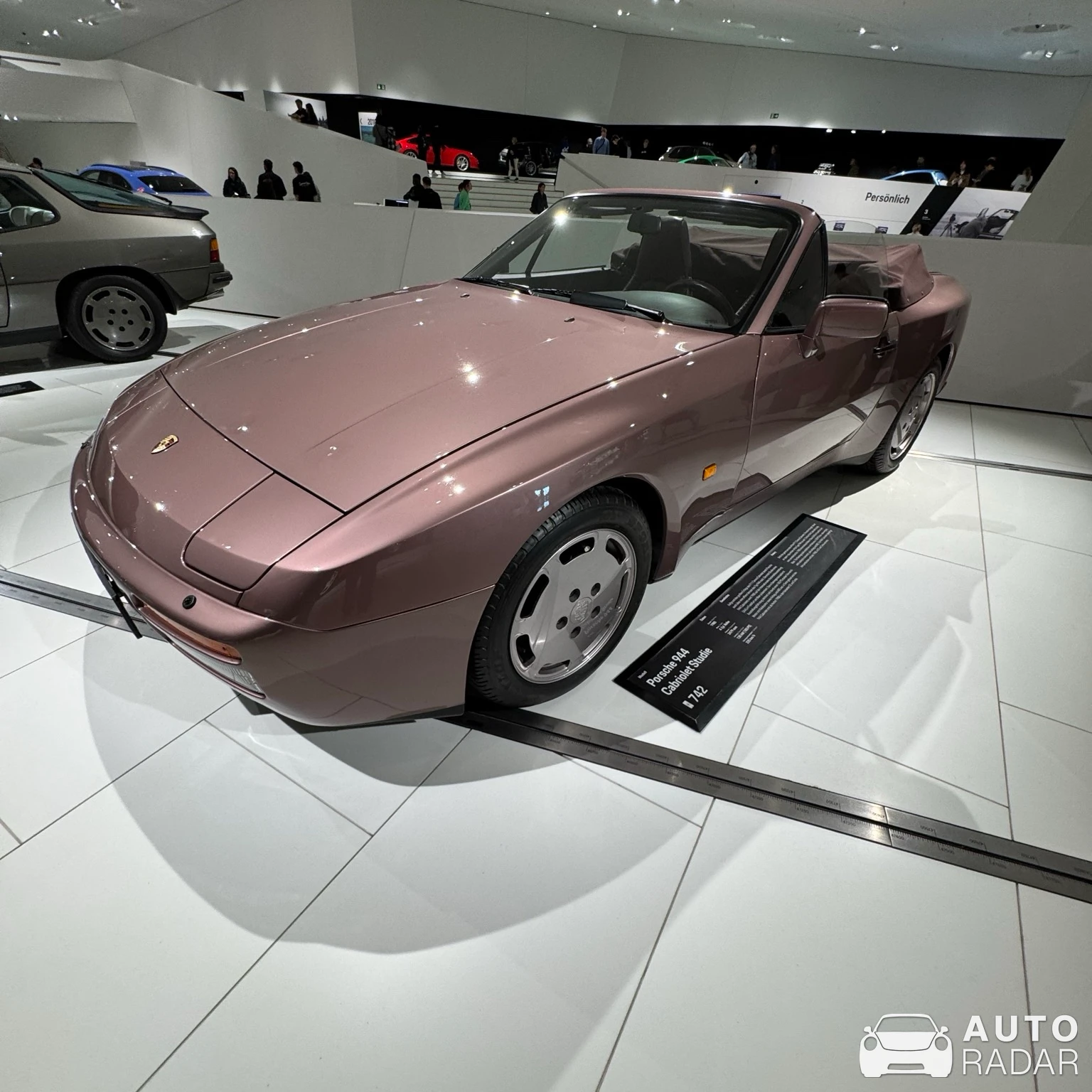 Porsche 944 Cabriolet Studie spotted in Stuttgart