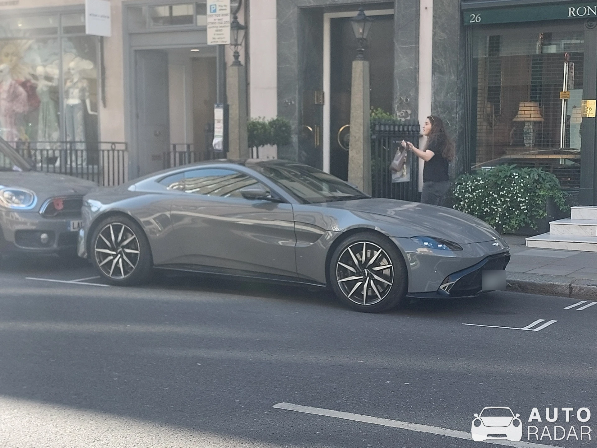 Aston Martin V8 Vantage GT3 spotted in London