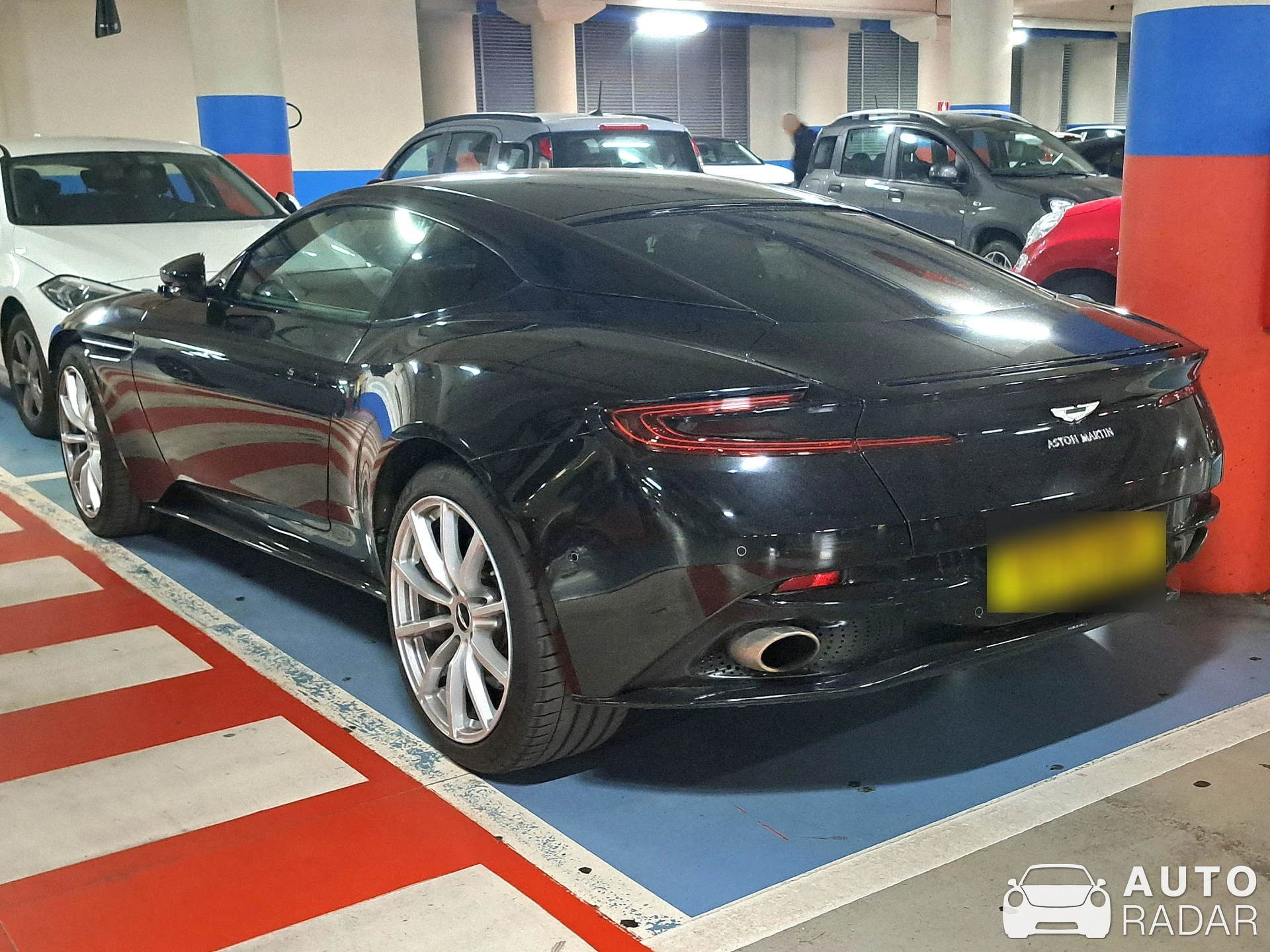 Aston Martin DB11 V8 spotted in Torino