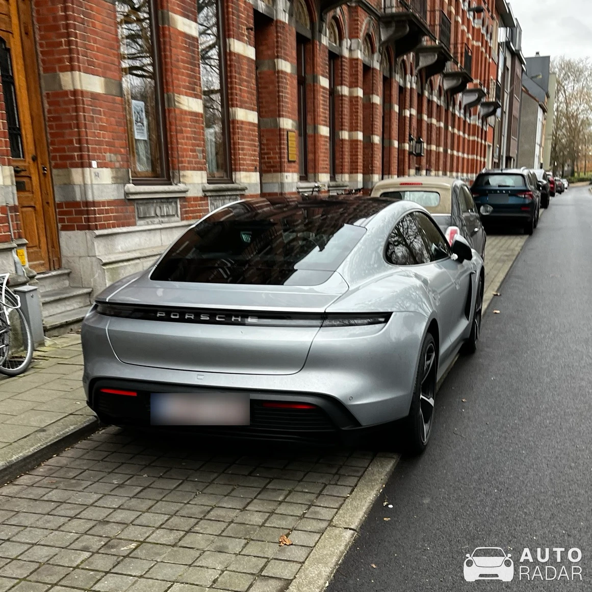 Porsche Taycan spotted in Leuven, België