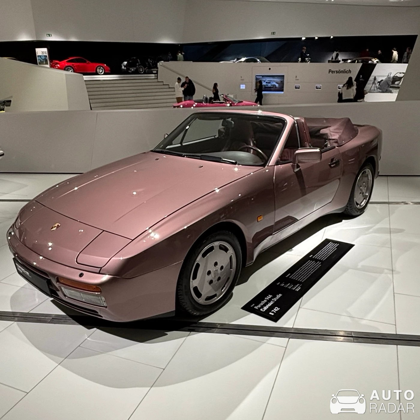 Porsche 944 Cabriolet Studie spotted in Stuttgart