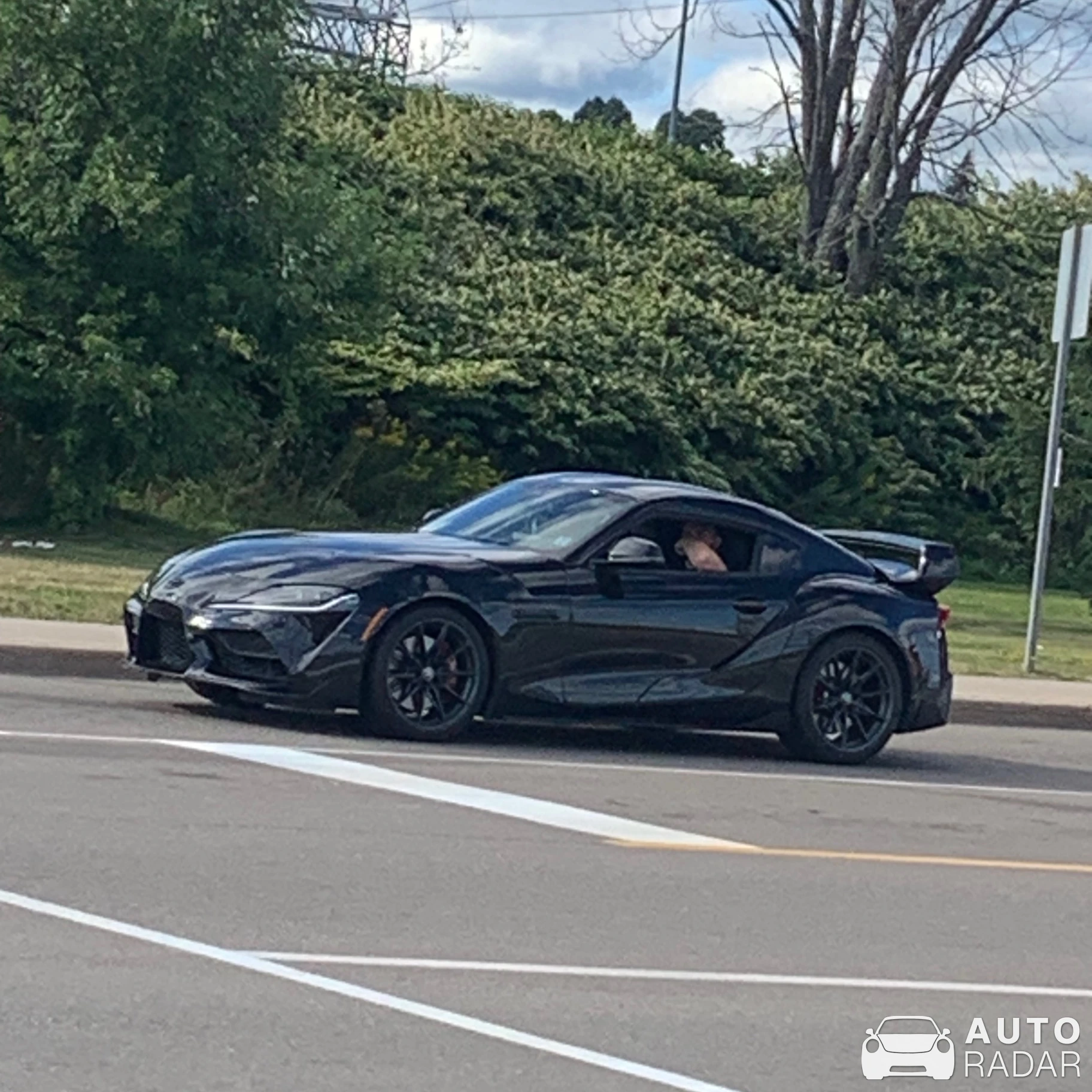 Toyota GR Supra A90 spotted in Moncton, Canada