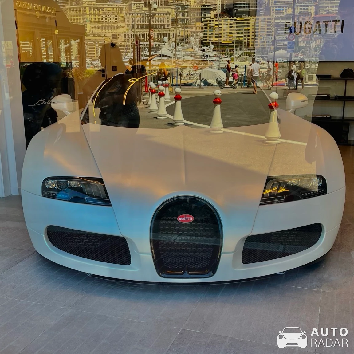 Bugatti Veyron 16.4 Grand Sport Sang Blanc spotted in Monaco