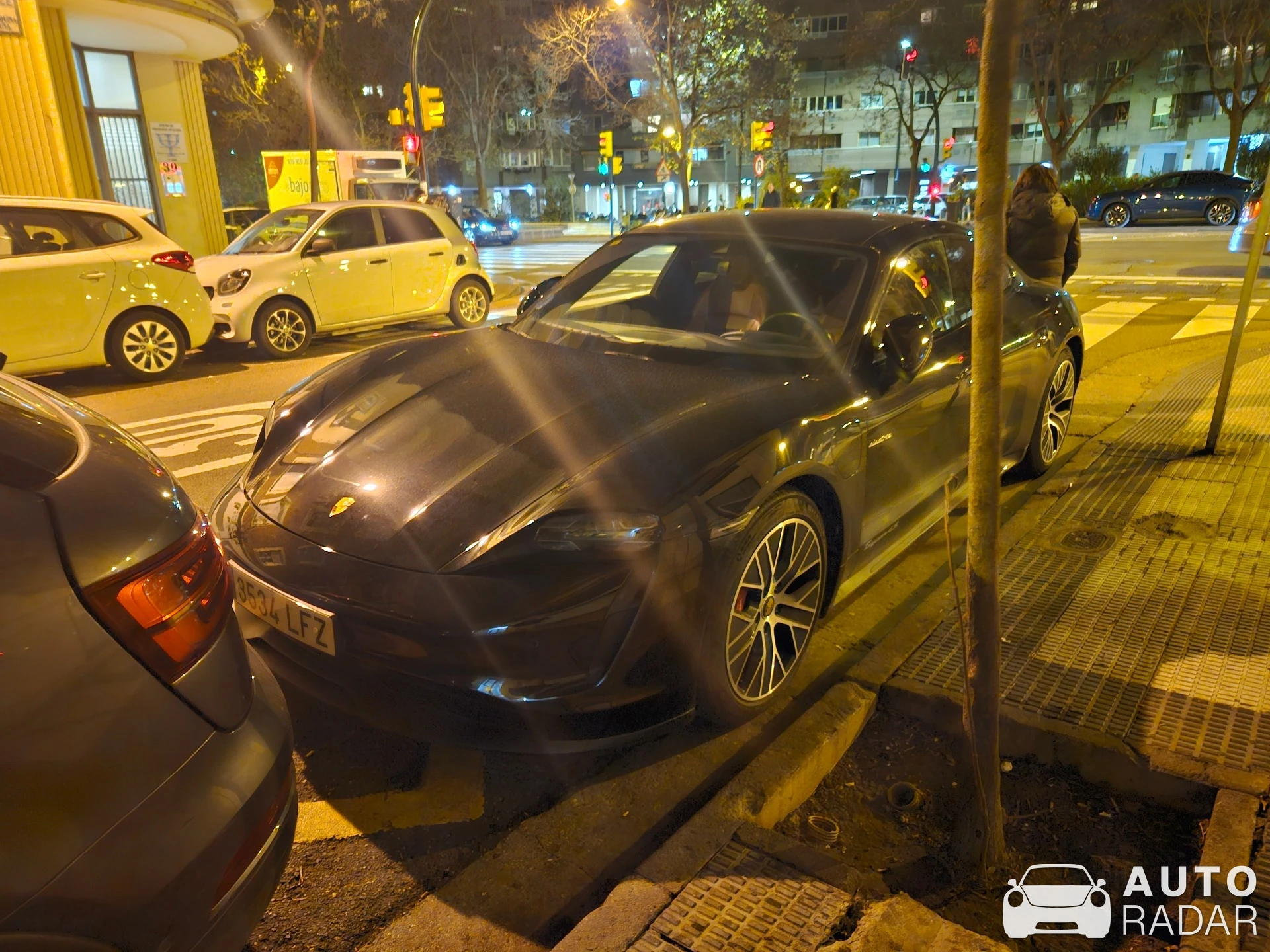 Porsche Taycan 4S spotted in Zaragoza, España