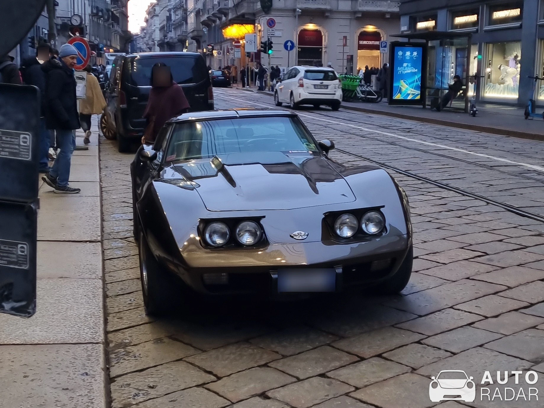 Chevrolet Corvette C3 spotted in Milano, Italy