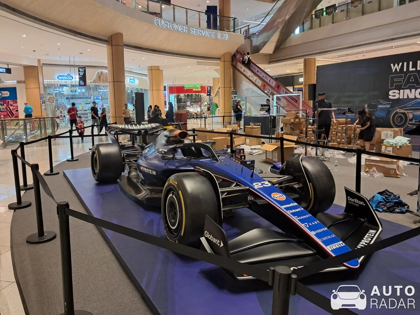Williams FW46 spotted in Singapore