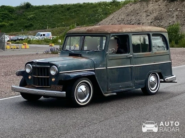 Jeep Willys Station Wagon spotted in Vantaa
