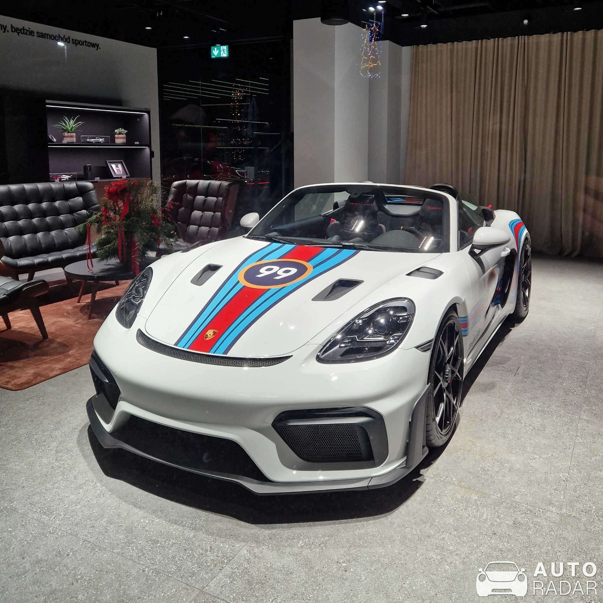 Porsche 718 Spyder RS spotted in Warszawa, Poland