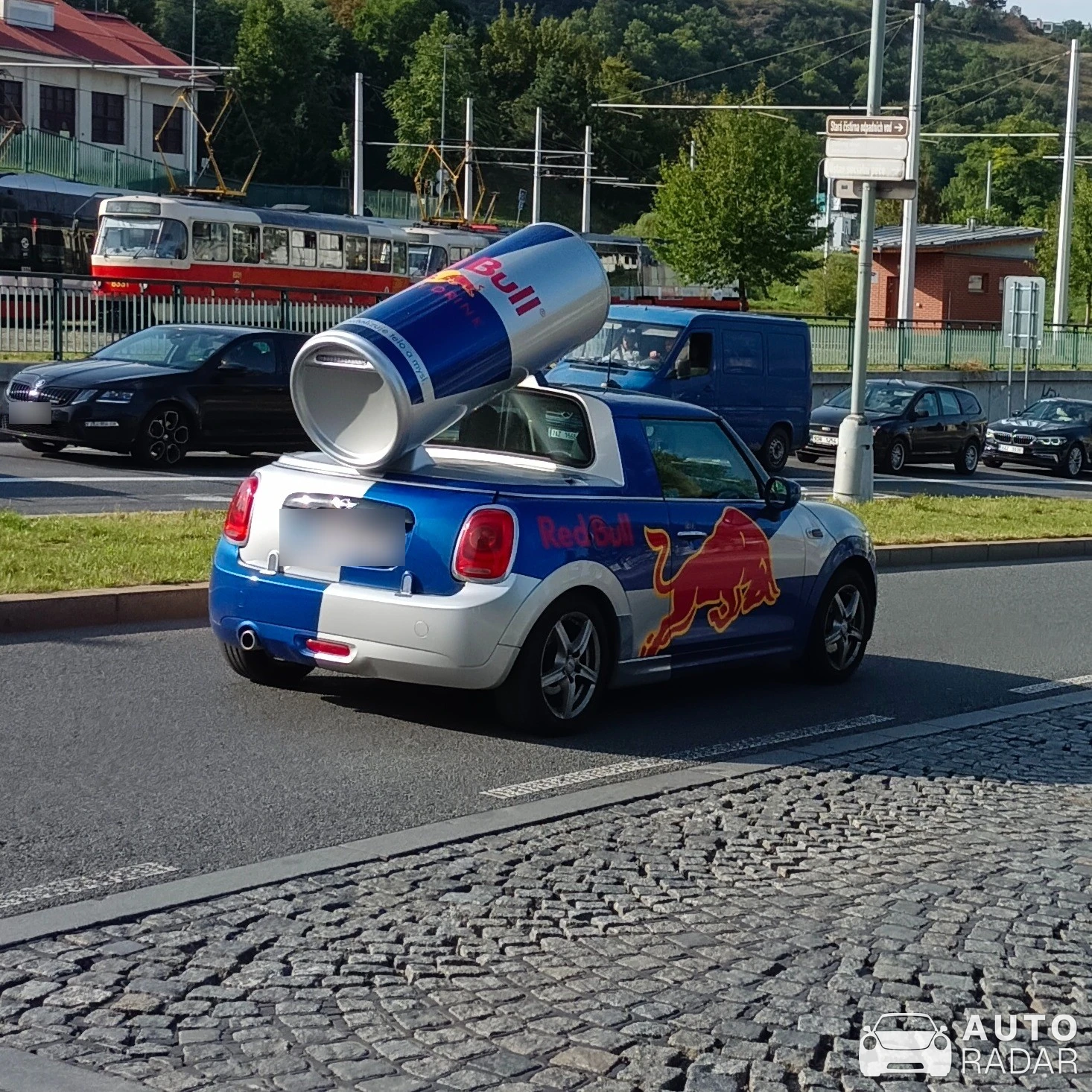 Mini Cooper Red Bull spotted in Praha 6, Česko