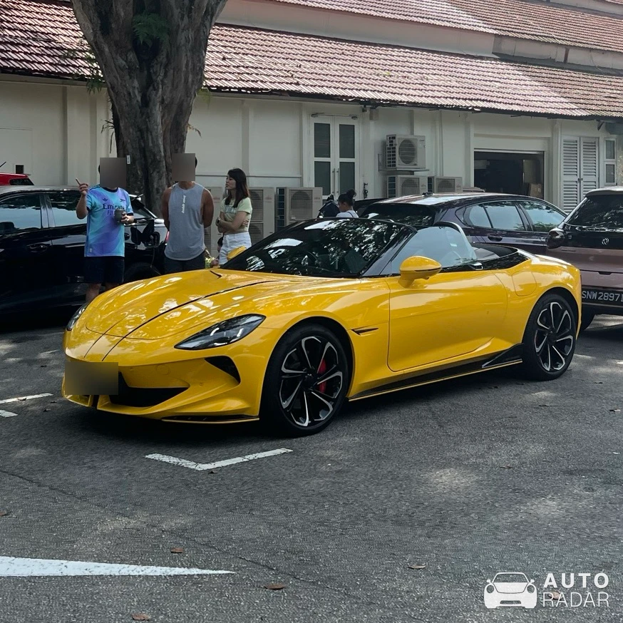 MG Cyberster spotted in Singapore, Singapore
