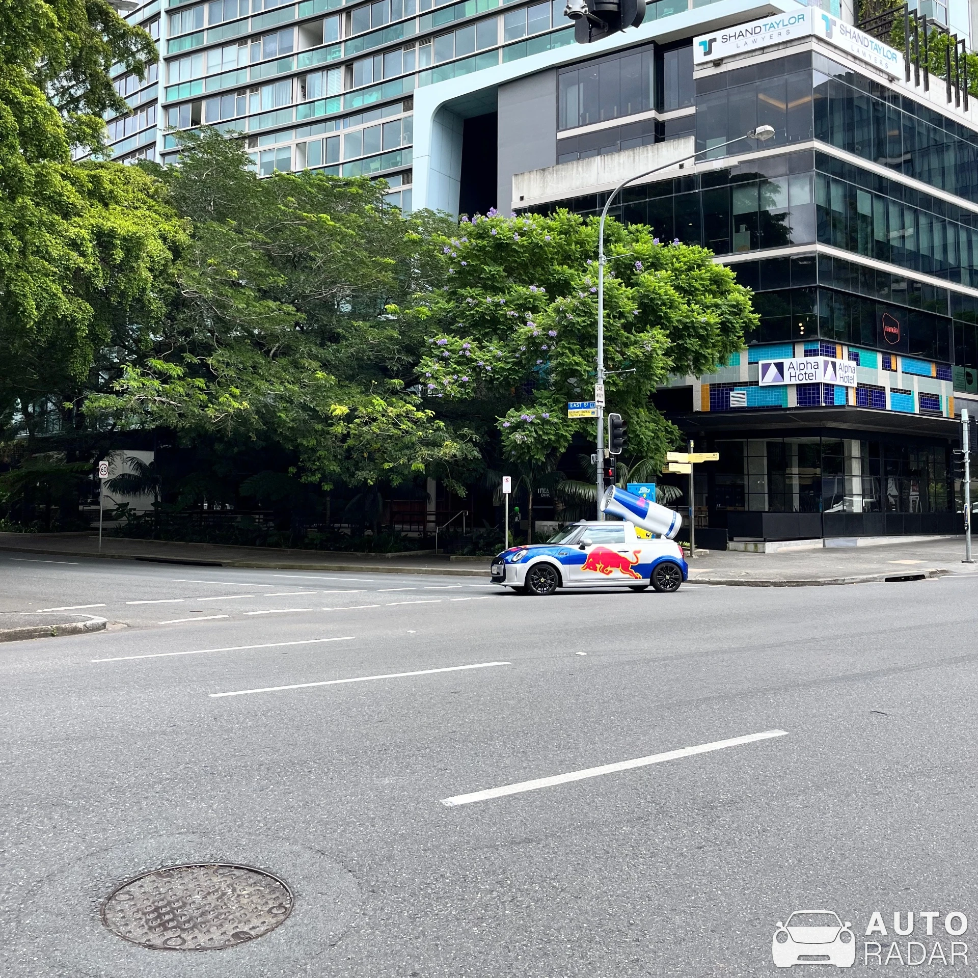 Mini Cooper Red Bull spotted in Fortitude Valley, Australia