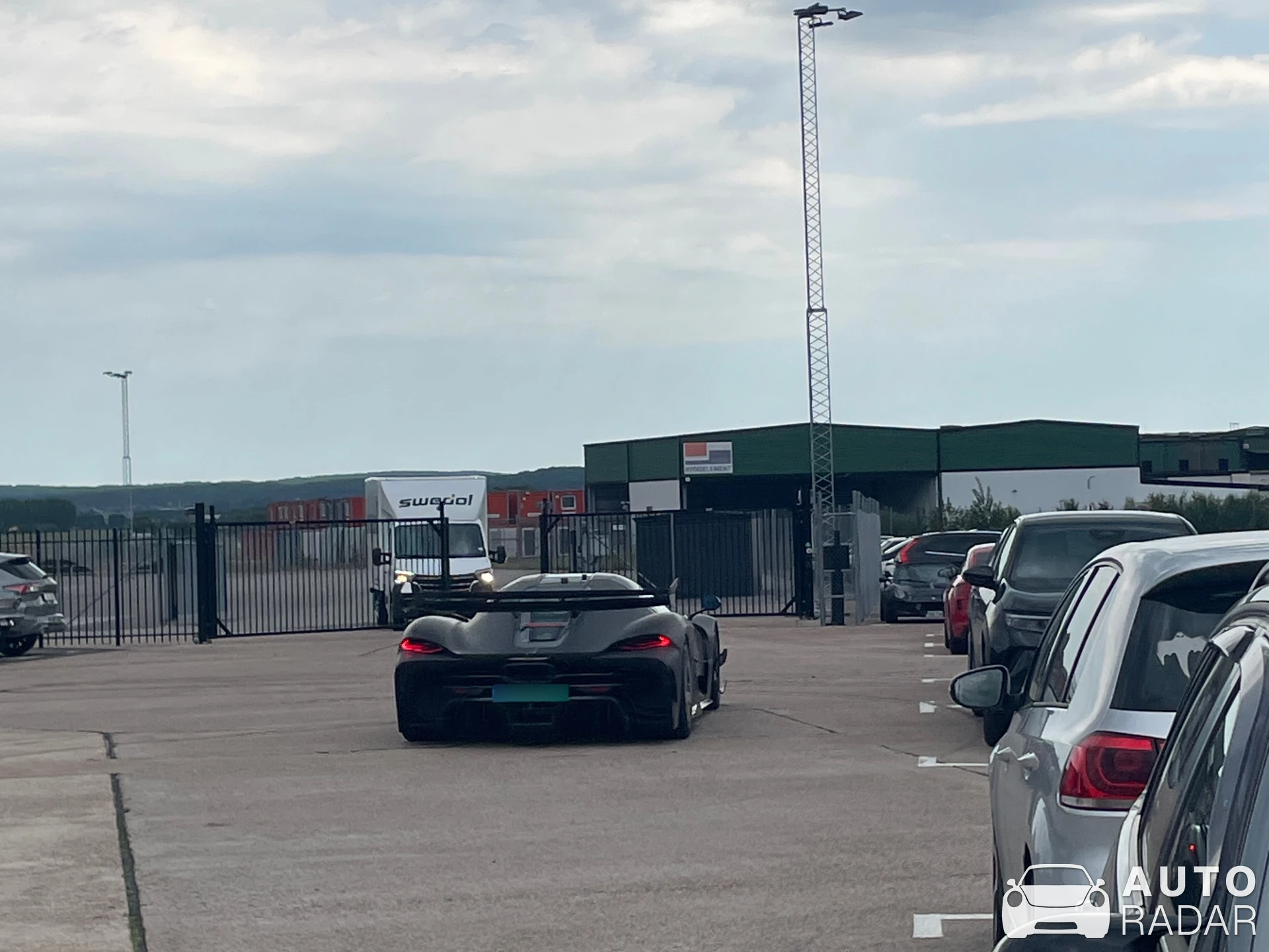 Koenigsegg Sadair’s Spear Test Car spotted in Ängelholm