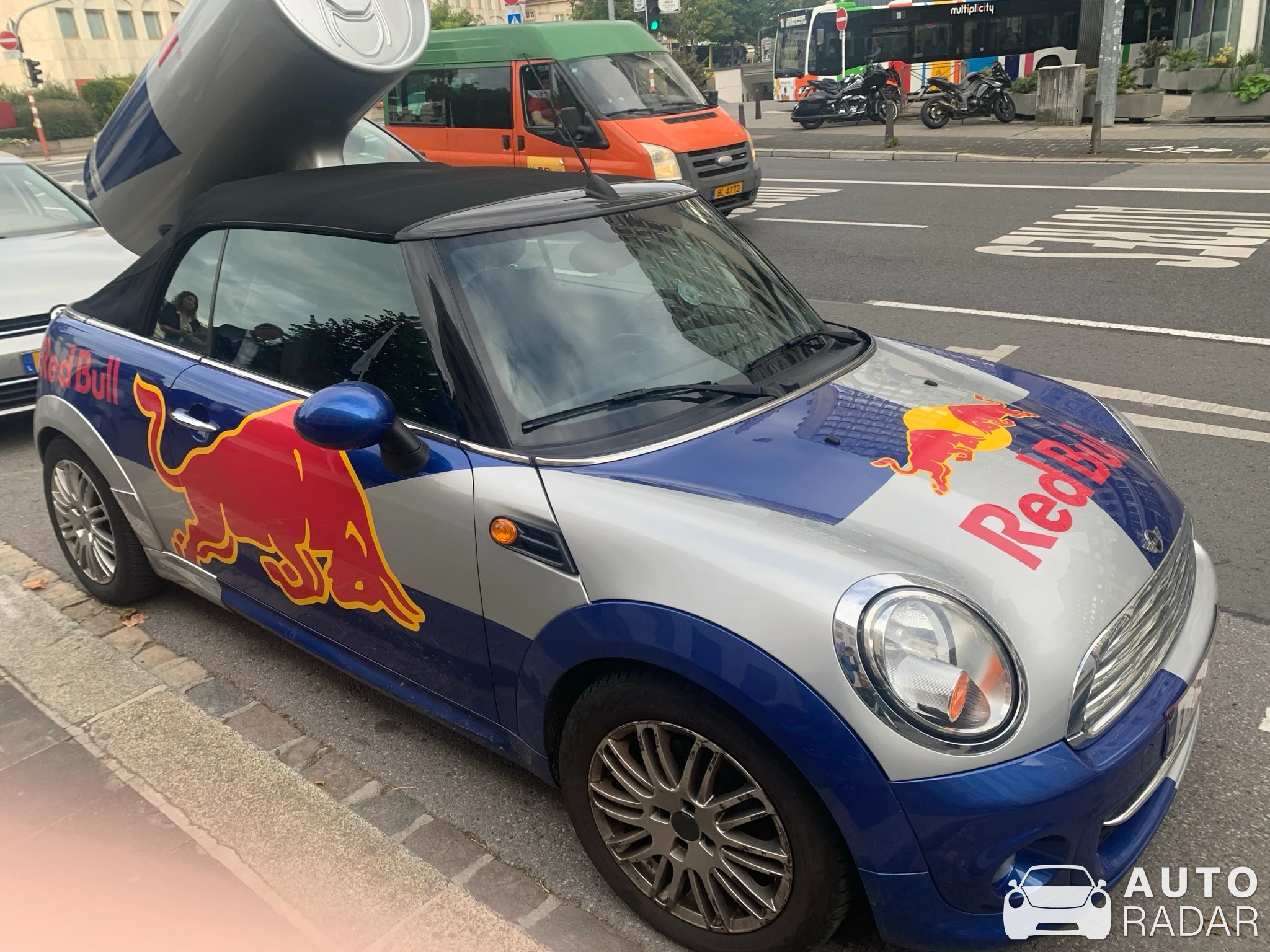 Mini Cooper Red Bull Cabriolet spotted in Luxembourg